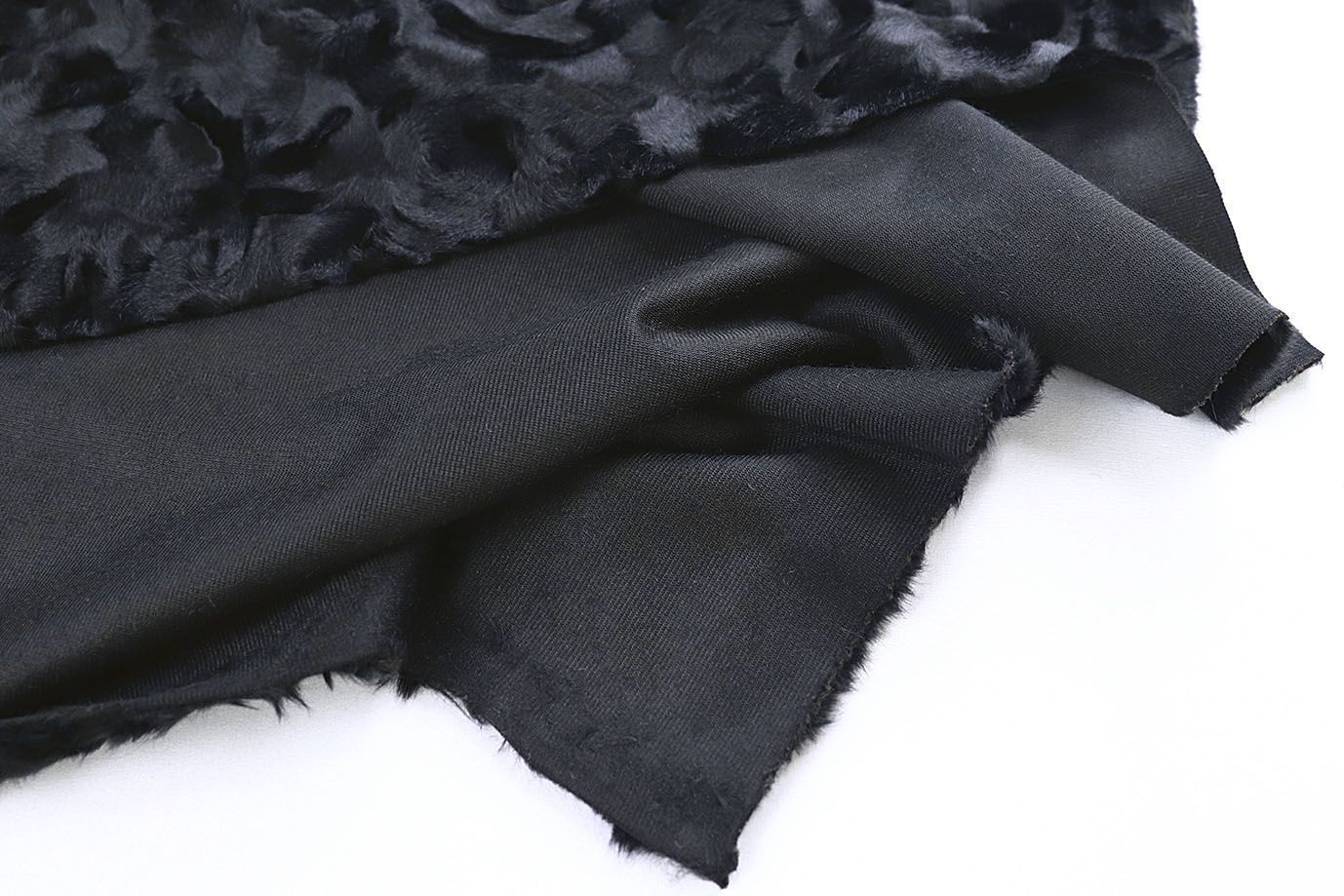 Искусственный мех "Каракуль"/черный AP5102024K/D#1683-0601/C#1