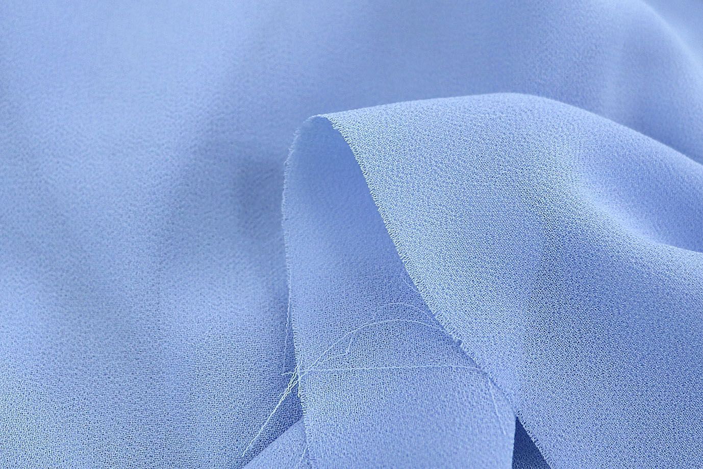 Шифон "Сахар" креп/светло-синий SSR-832/C#4 (16974)