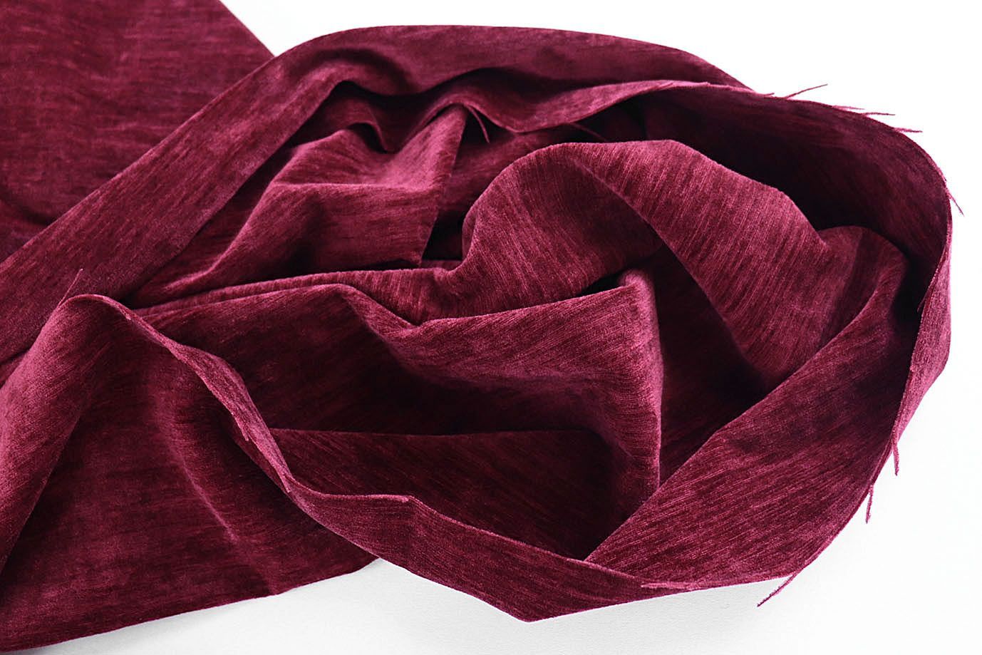 Трикотаж велюр меланж/красный 3989-PY/C#6