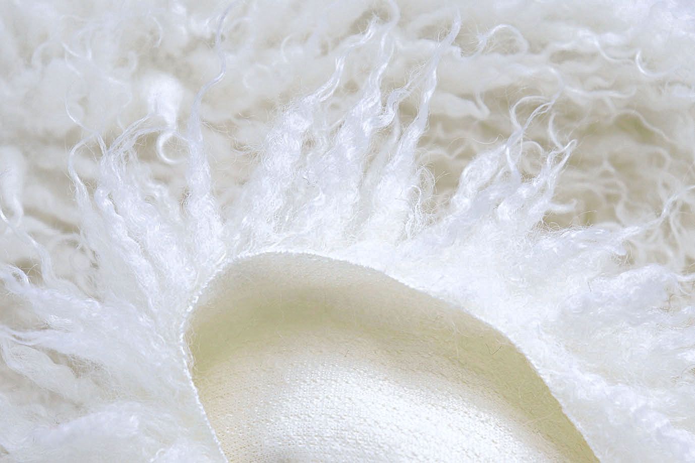 Искусственный мех "Лама"/молочный AP50319/D#1538-240324/C#Off white (50210)