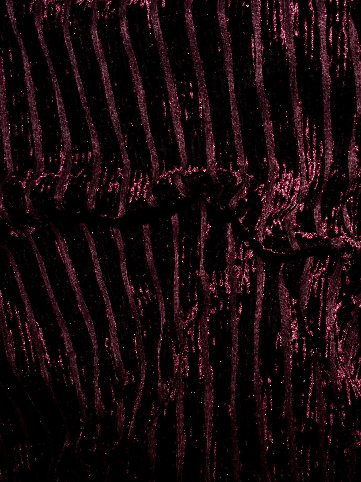 Велюр креш жатка/полоска темно-бордовая DT-13806/C#2 (PG349)