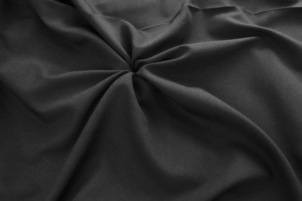 Костюмная ткань "Лиза"/черный 4020-PY/C#6
