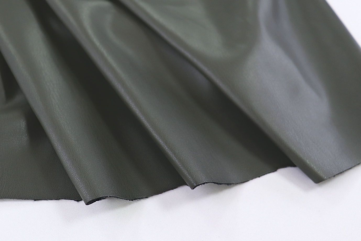 Кожа на замше/темно-зеленый SSR-715/C#4 (15890)