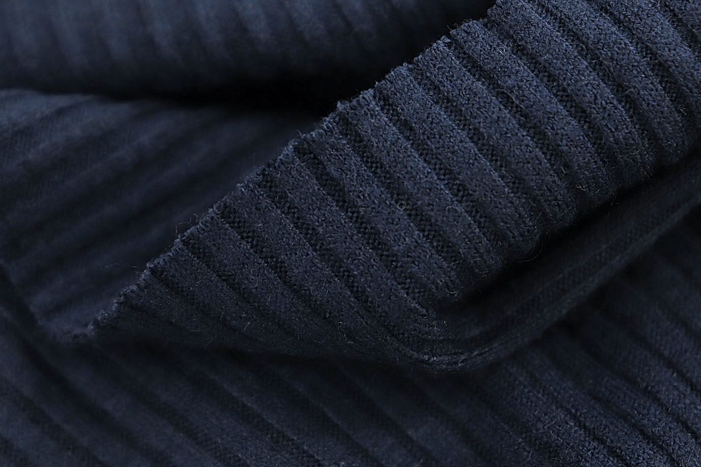 Трикотаж "Лапша"/темно-синий 3515-PY/C#15