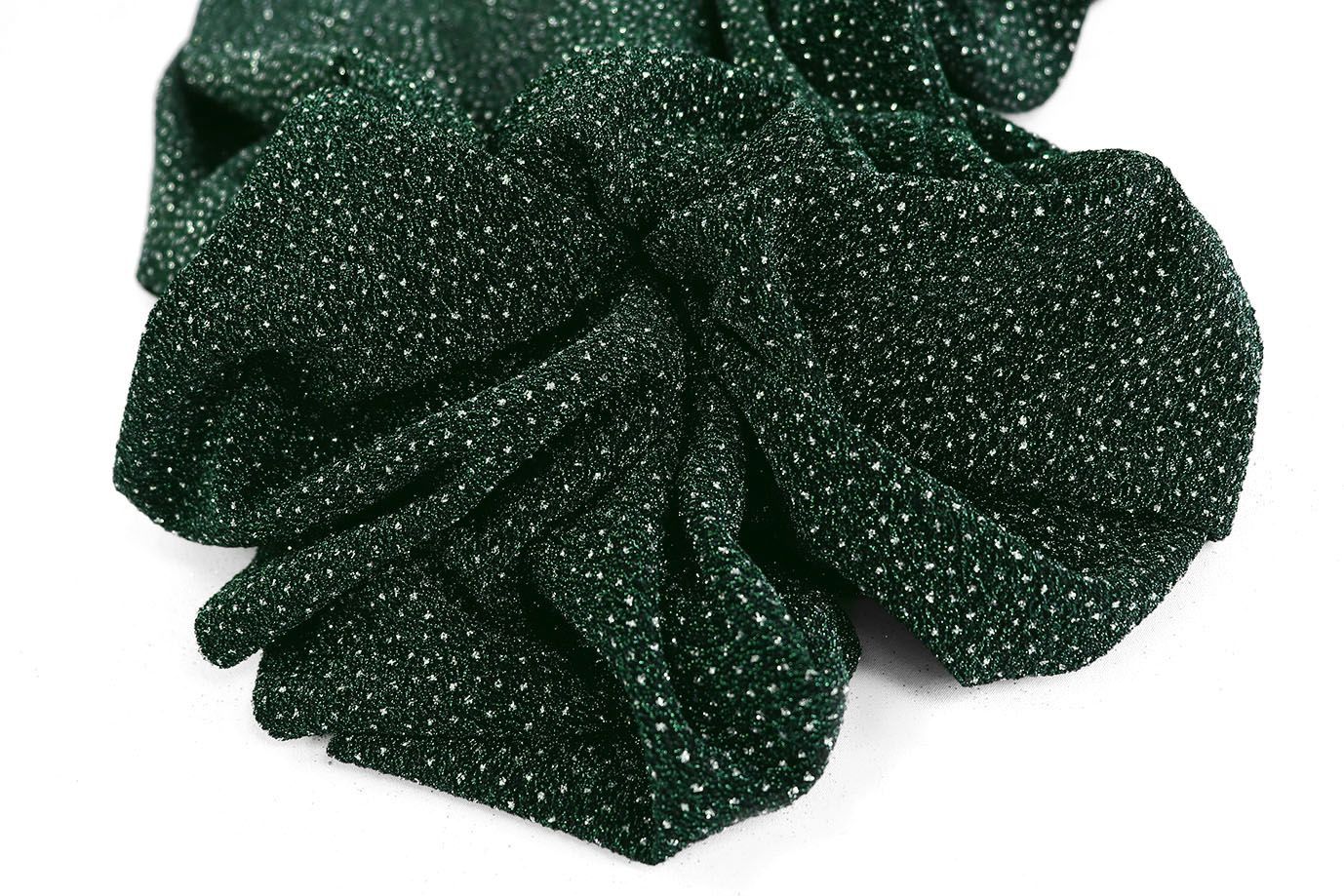 Трикотаж с люрексом/темно-зеленый 3741-PY/C#3