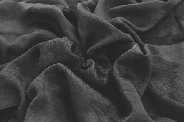 Шелк креш/черный 3785-PY/C#4