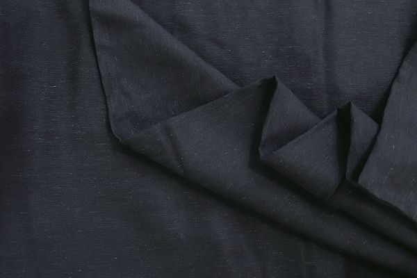 Лен меланж/черный 3878-PY/C#7