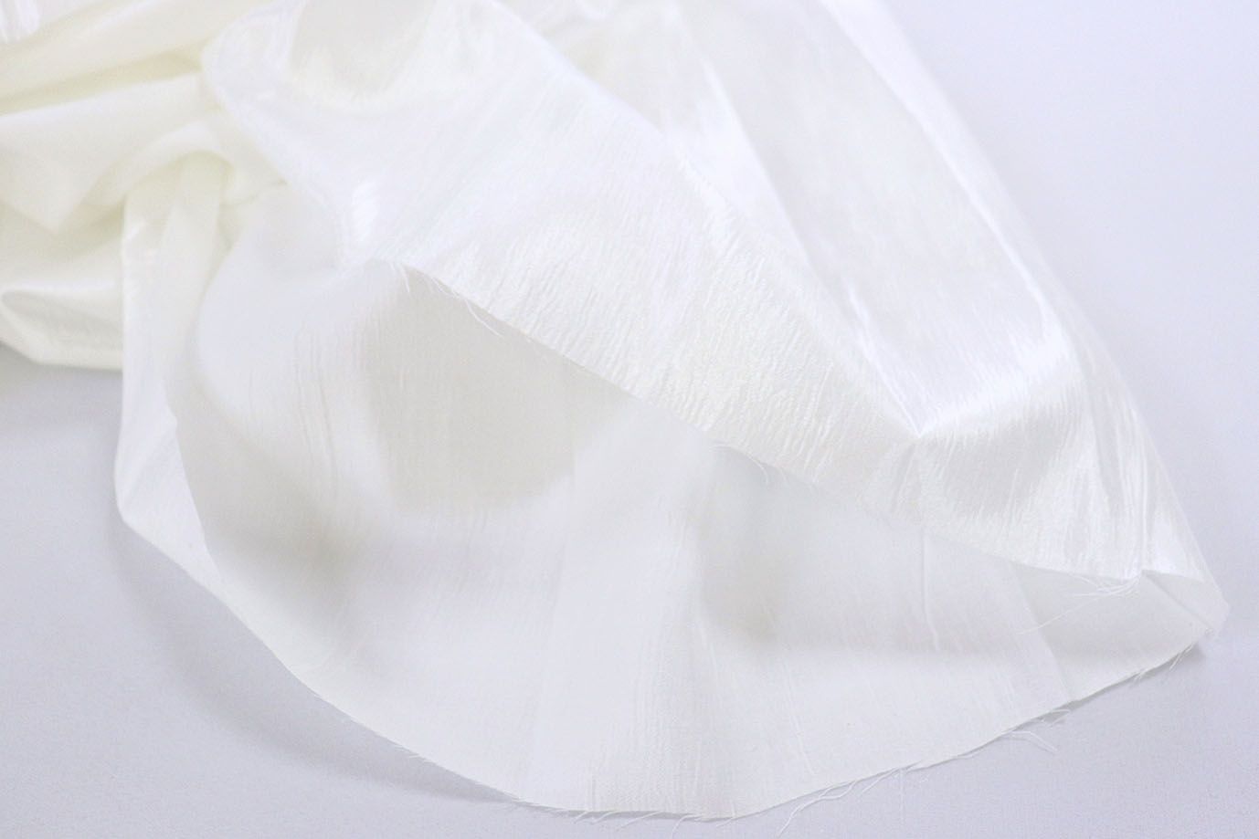 Органза TENCEL креш/белый 3795-PY/C#1