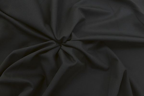 Костюмная ткань "Бостон"/черный 7688/C#1