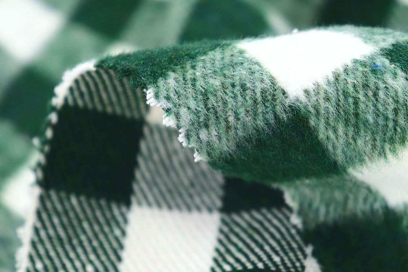 Пальтовая ткань принт/клетка зелено-белая AP211001088/D#903-8058/C#3