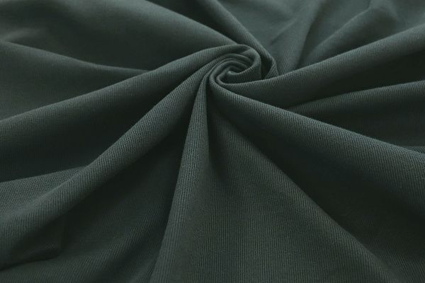 Трикотаж "Рибана"/темно-серый 0231/C#т.серый 19-0508TPX