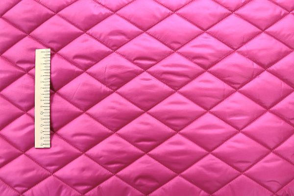 Ткань простеганная "Ромб" +CC150/светло-вишневый 1254/D#R10-7/C#44