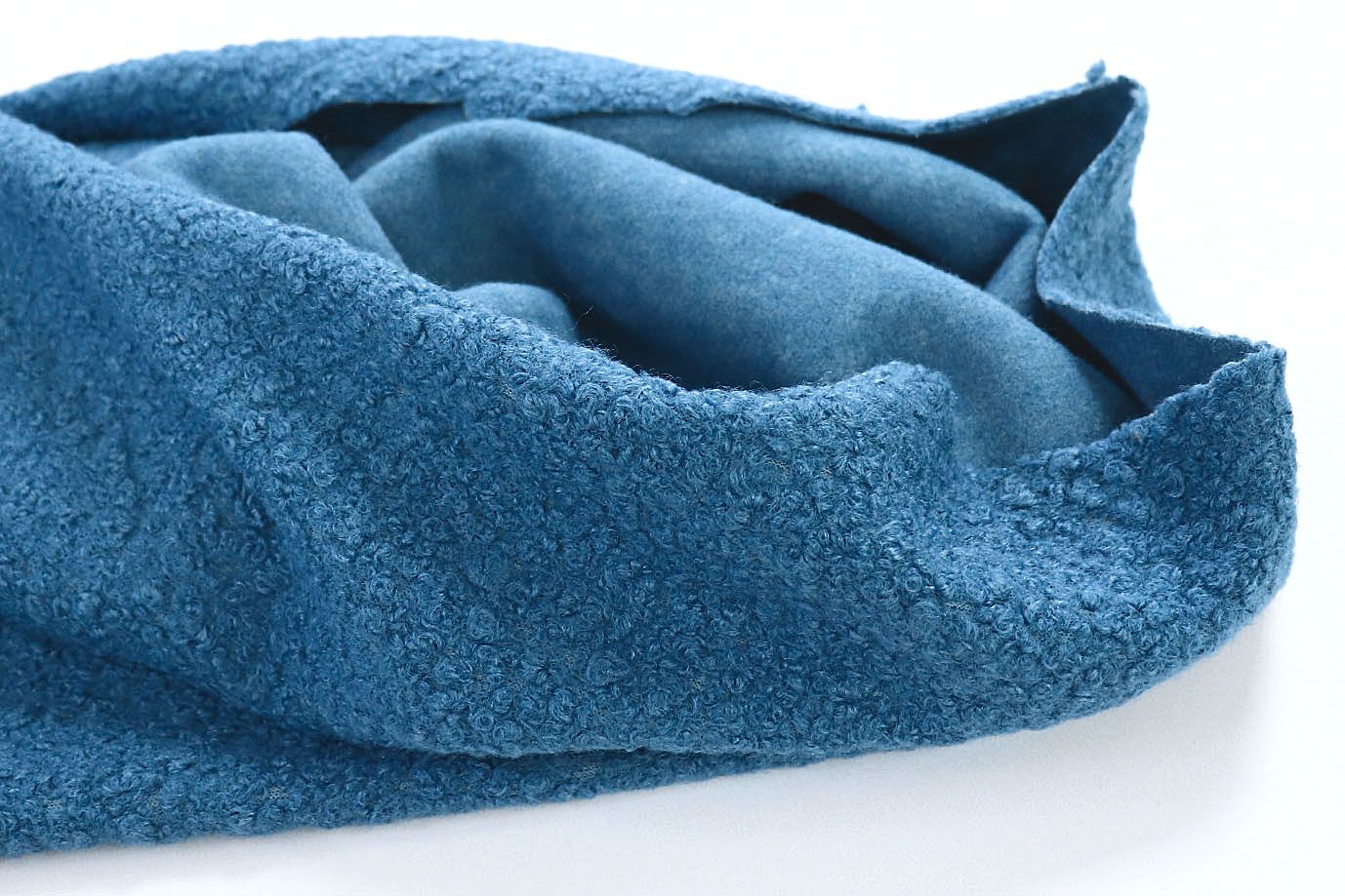 Пальтовая ткань "Барашек"/лазурно-синий DT-15972/C#9