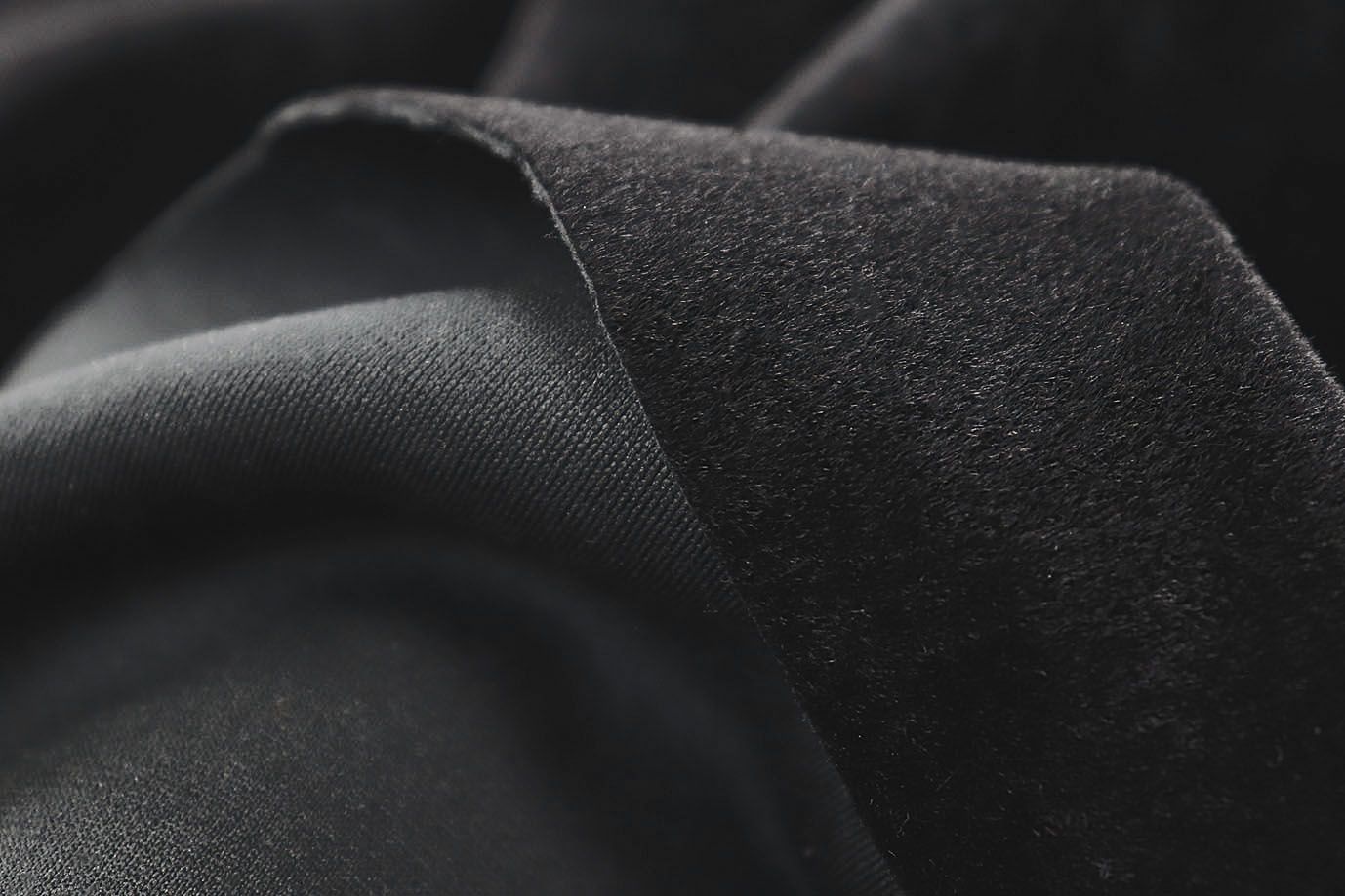 Искусственный мех "Нерпа" стриженная/черный 12435/C#1