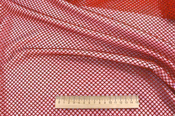 Сетка со стразами/красный SSR-724/C#2