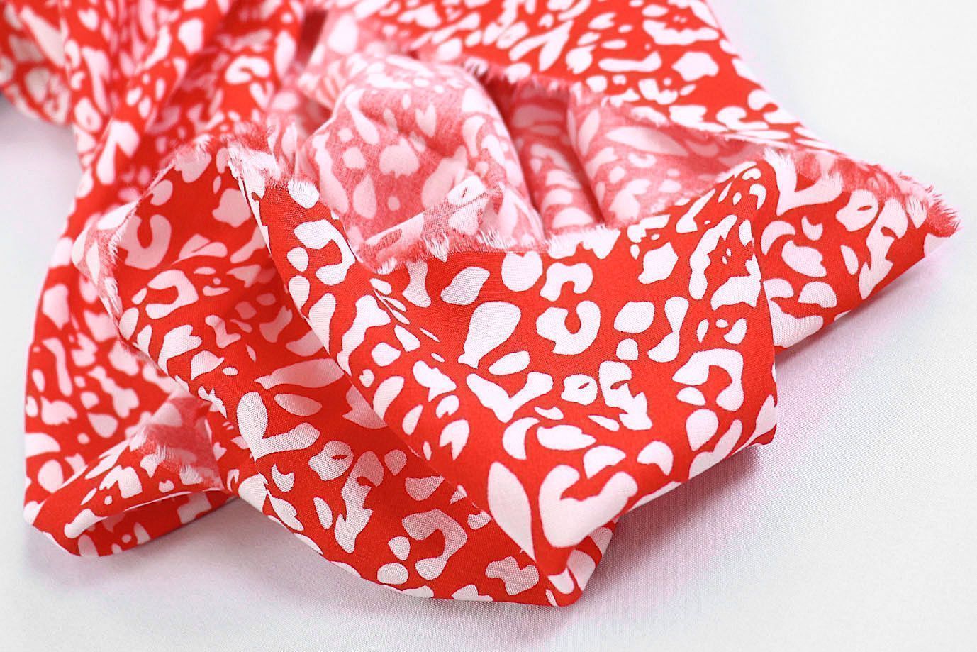 Штапель принт/бело-красный 1374-PY/D#40/C#7