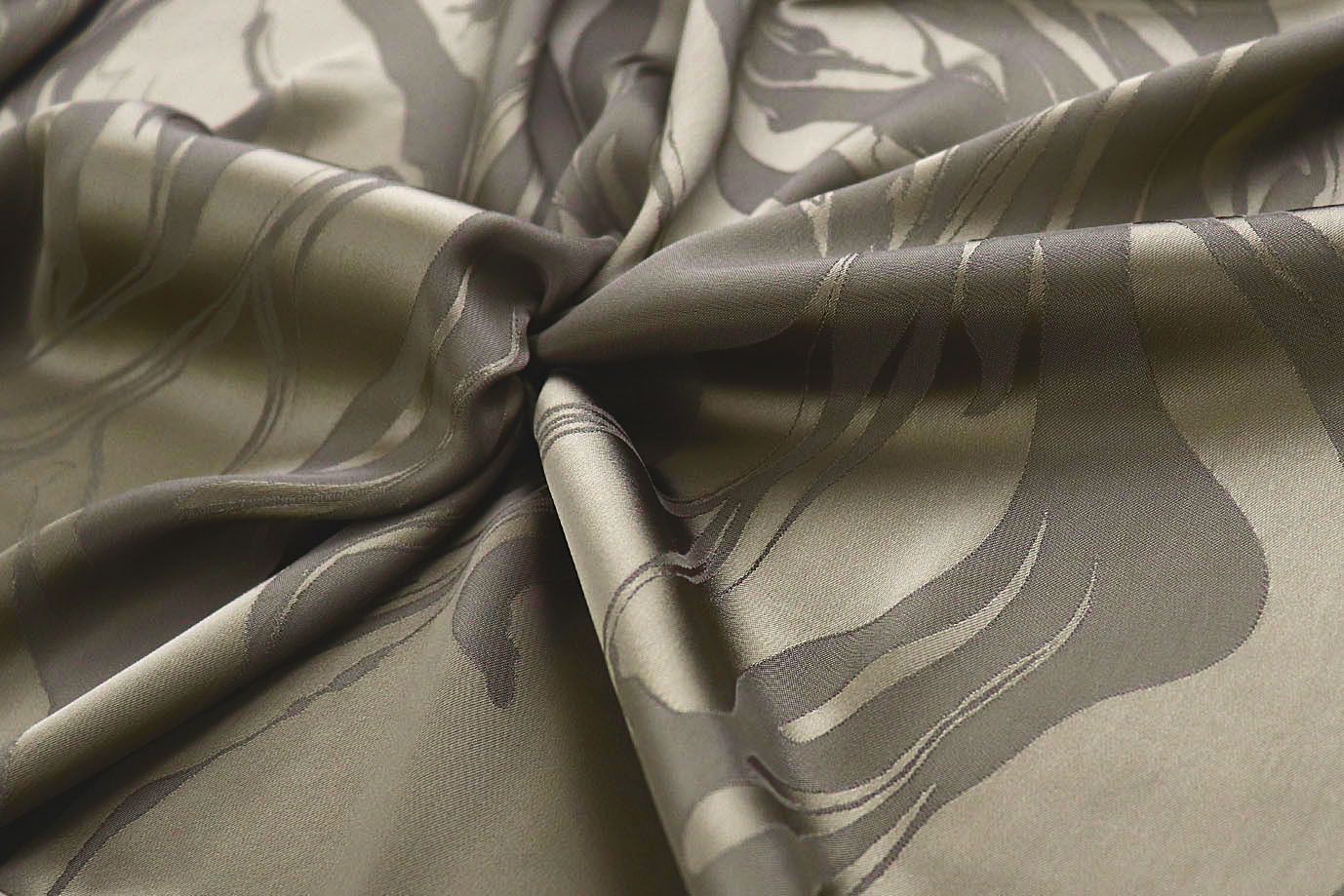 Сатин "Пандора" жаккард/серо-оливковый 4025-PY/D#1/C#4