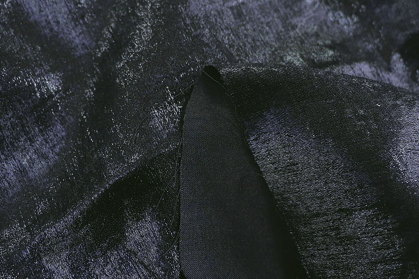 Атлас "Шиммер" мраморный/черный 3838-PY/C#1