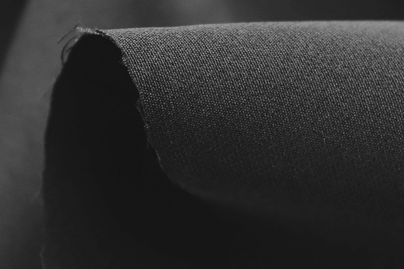 Костюмная ткань "Барби" стрейч/черный 4147-PY/C#1