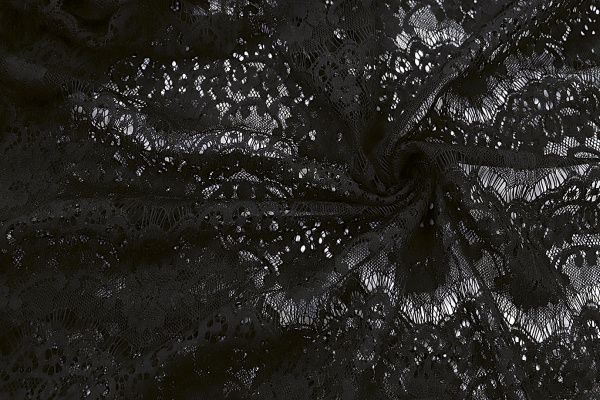 Гипюр "Реснички"/черный 3409-PY/C#3