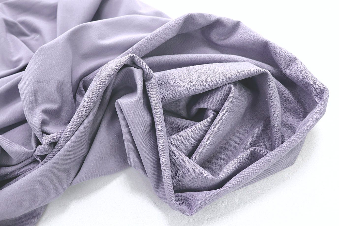 Трикотаж футер 2х нитка/сиреневый 0246/C#сиреневый