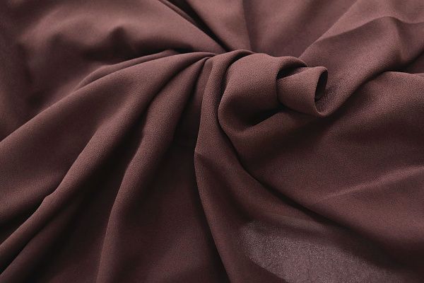 Шифон креп/терракотовый SSR-858/C#2 (DT17411)