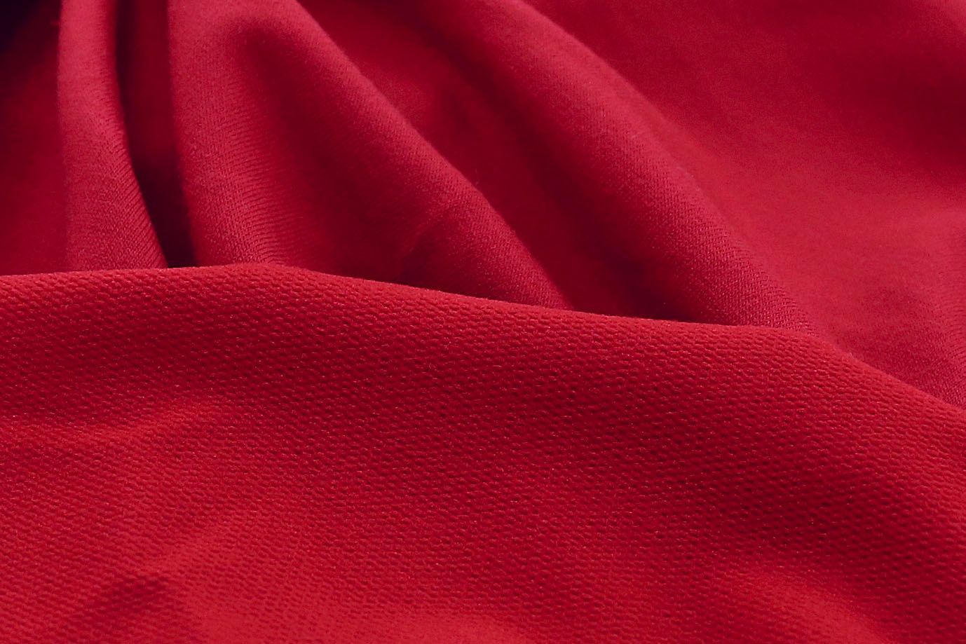 Трикотаж футер 2х нитка/красный 3357-PY/C#5