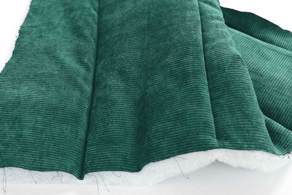 Ткань простеганная "Полоска"/зеленый P51 3734/9+CC300