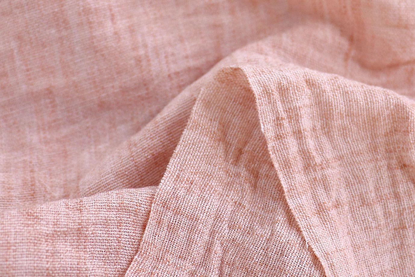 Лен меланж/персиковый 3886-PY/C#7