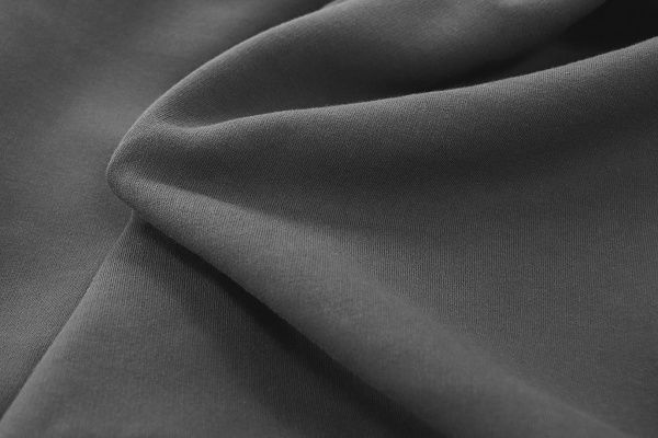 Трикотаж футер 3х нитка с петлей/темно-серый 0363/D#петля/C#т.серый 19-3803TPX