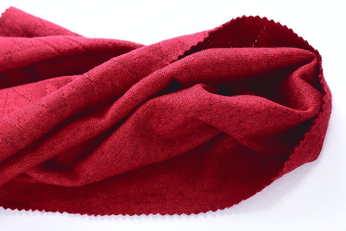 Трикотаж жаккард/красный 3990-PY/D#1/C#8