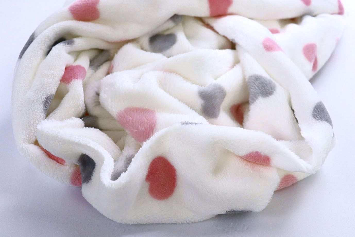 Велсофт принт/сердечки серо-розовые на белом AP5082511/D#222-FLA280YH/C#Y21021500-2