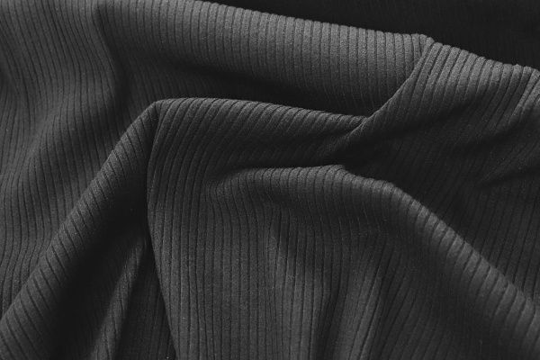 Трикотаж "Рибана"/черный 4041-PY/C#4