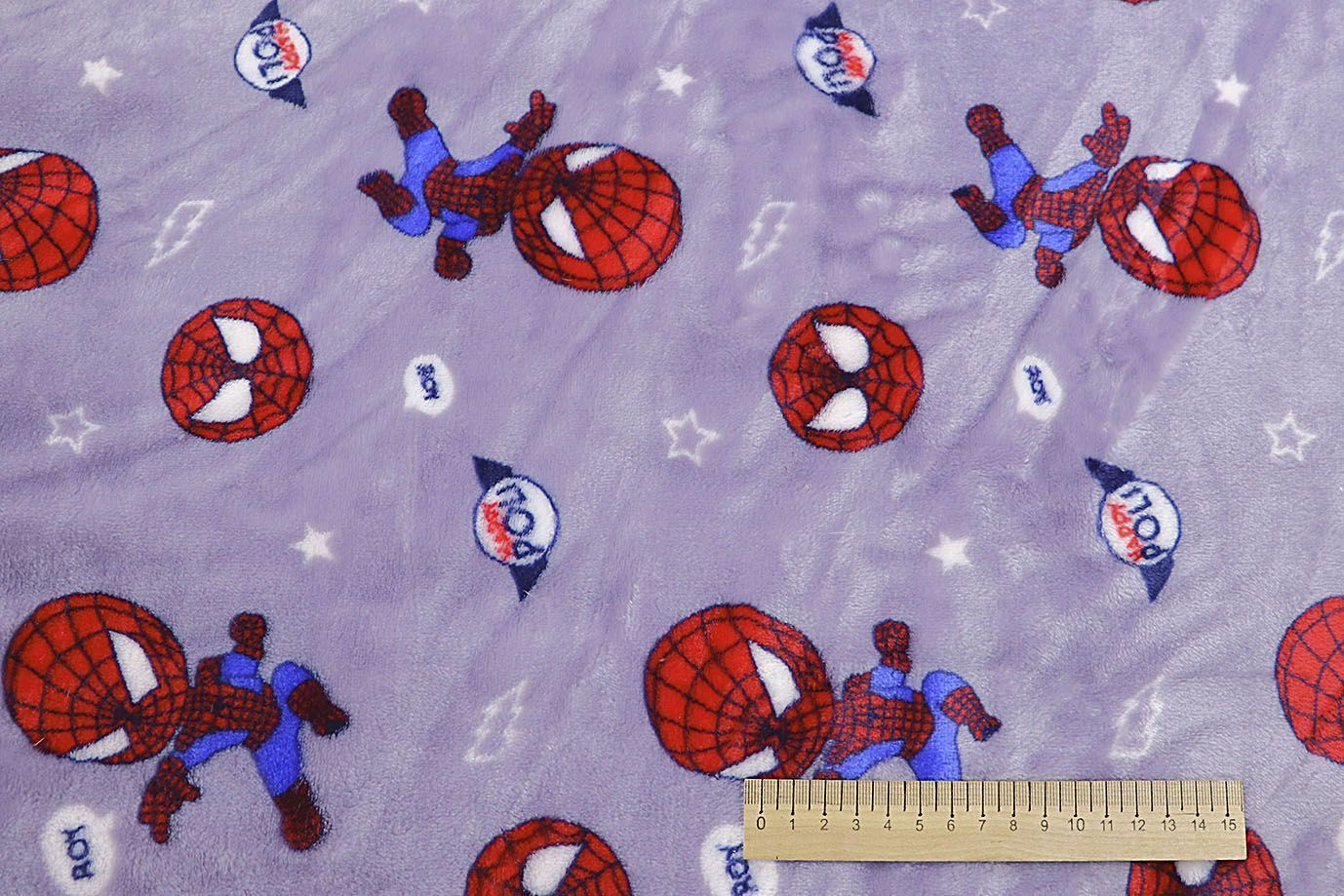 Велсофт принт/человек-паук на сиреневом AP221208110/D#222-FLA280YH/C#4214058