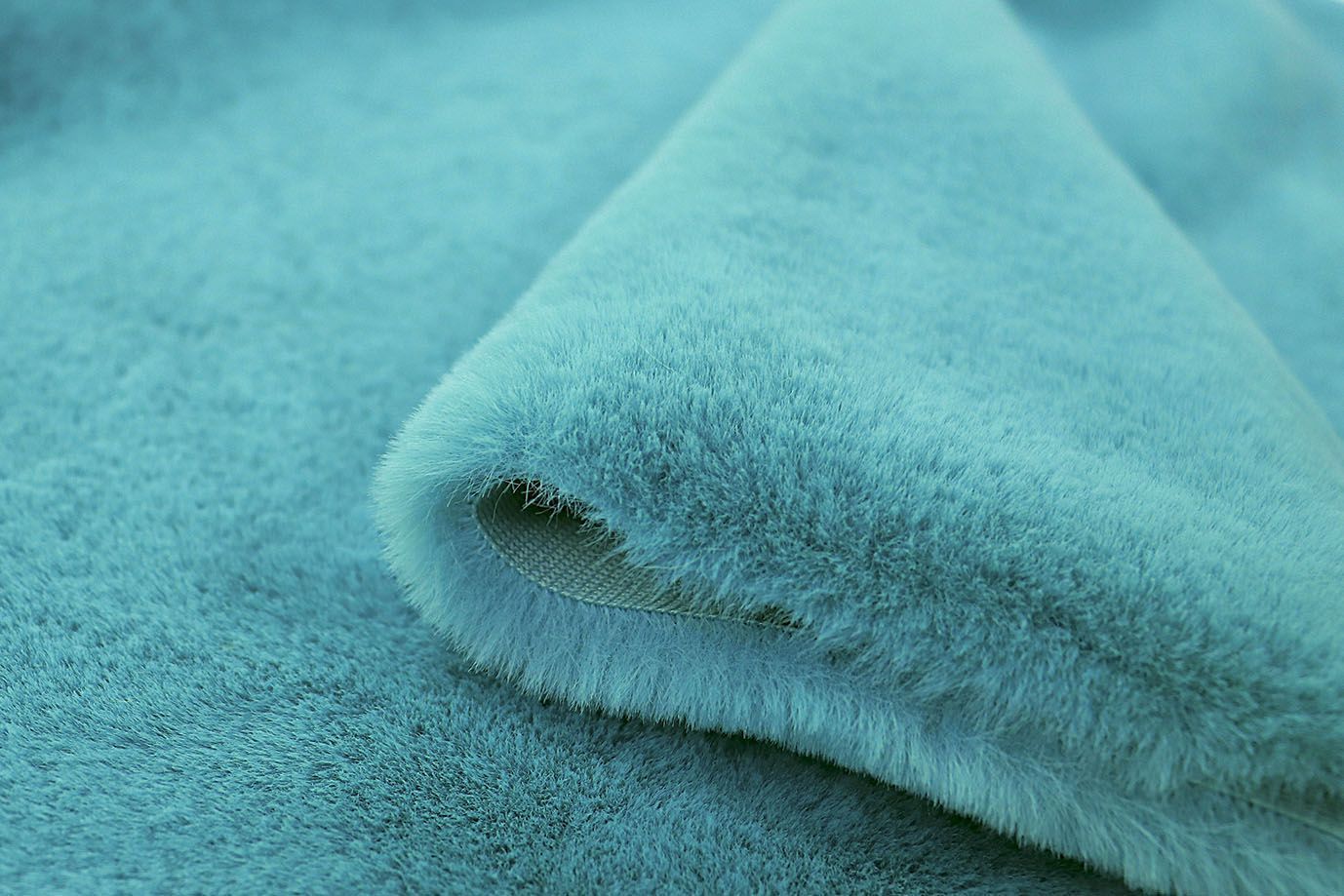 Искусственный мех "Кролик"/бирюзовый VT220704057/D#3062207/C#2263