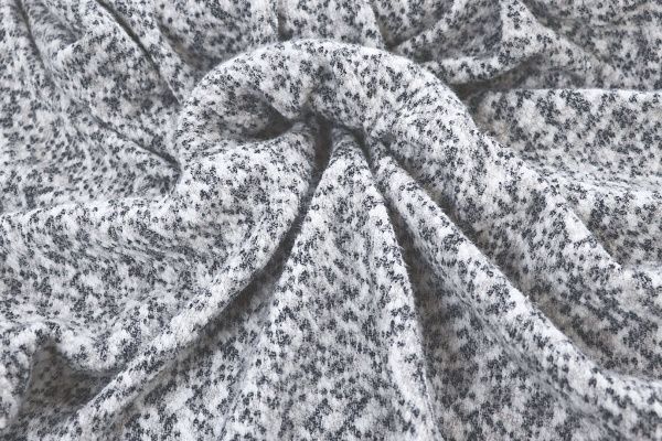 Трикотаж жаккард двуцветный/черно-белый 4046-PY/C#2