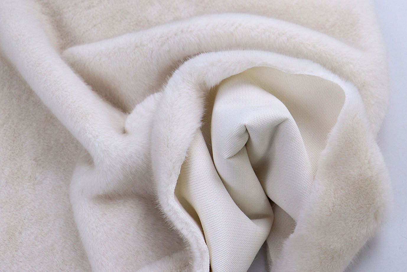 Искусственный мех "Норка"/молочный AP5102009/D#1048-XMD/C#6