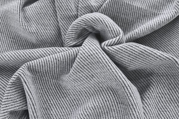 Пальтовая ткань "Диагональ"/полоска на сером 1417-PY/D#1/C#2