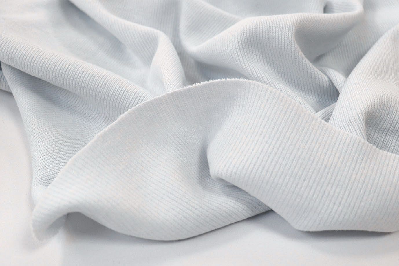 Трикотаж "Рибана"/белый 4119/C#1