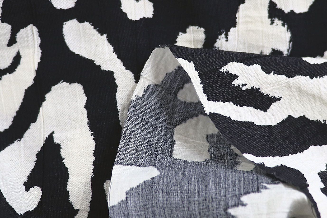 Лен N/R принт/черно-белый 3891-PY/D#6/C#1