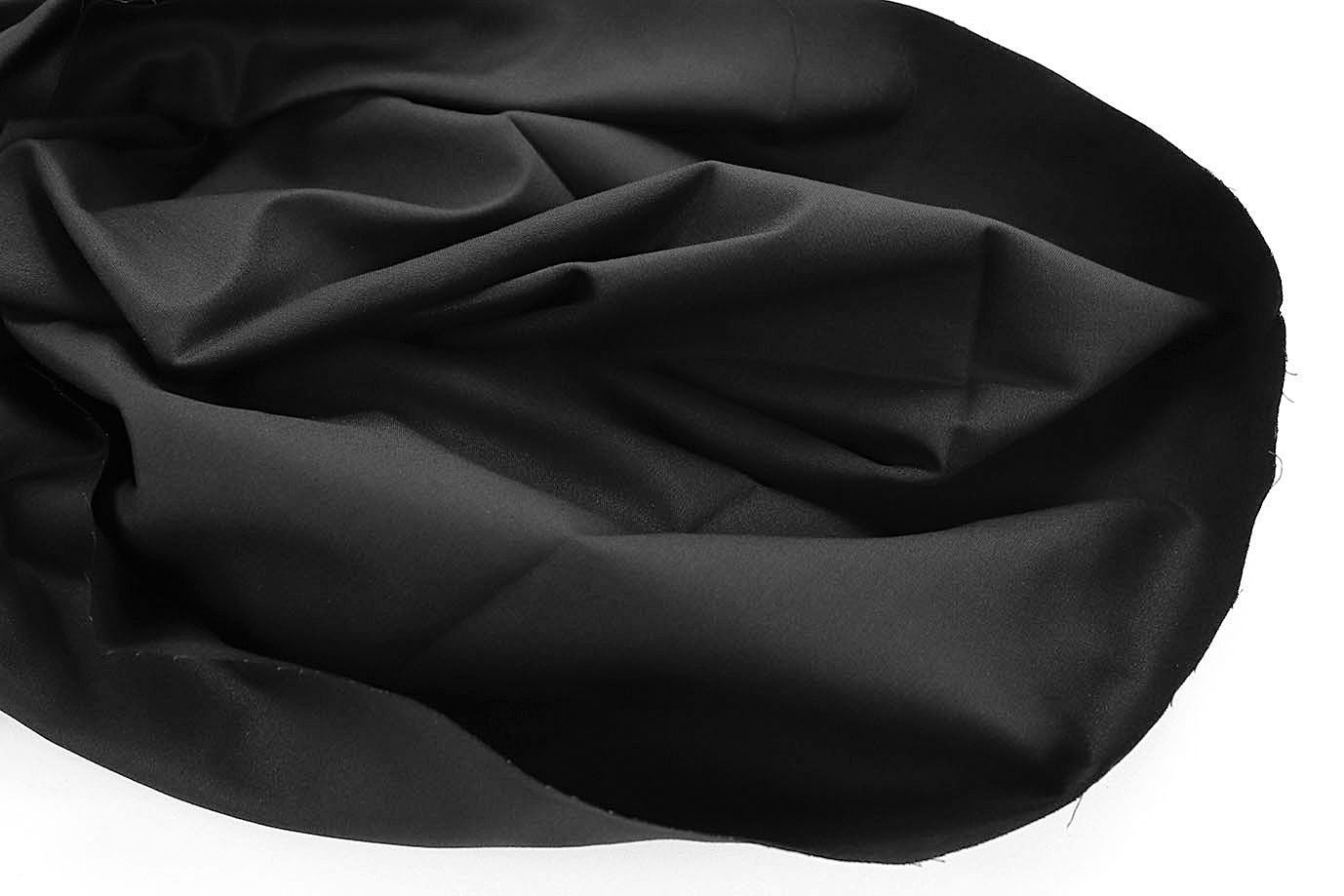 Хлопок сатин стрейч/черный 1347-PY/C#10