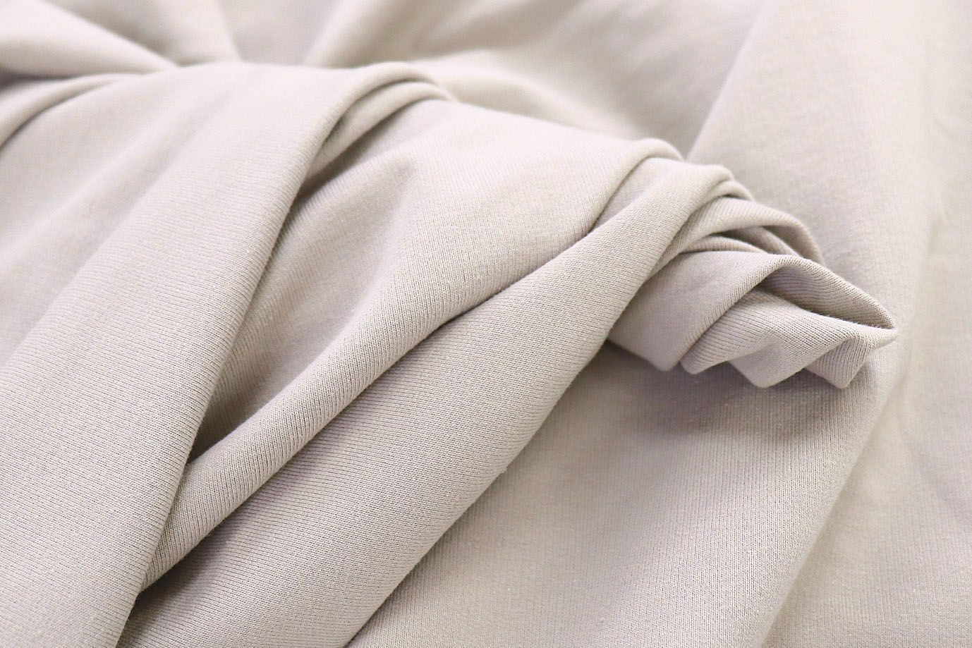 Трикотаж футер 2х нитка/серо-бежевый 0246/C#серо-бежевый 14-0000TPX