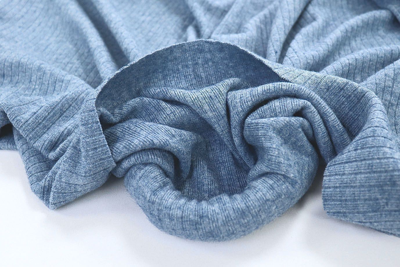 Трикотаж "Лапша"/светло-синий 3137/C#8