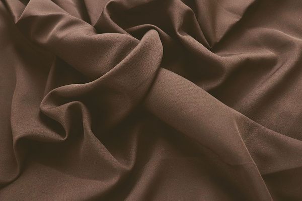 Костюмная ткань "Барби" стрейч/коричневый 4147-PY/C#8