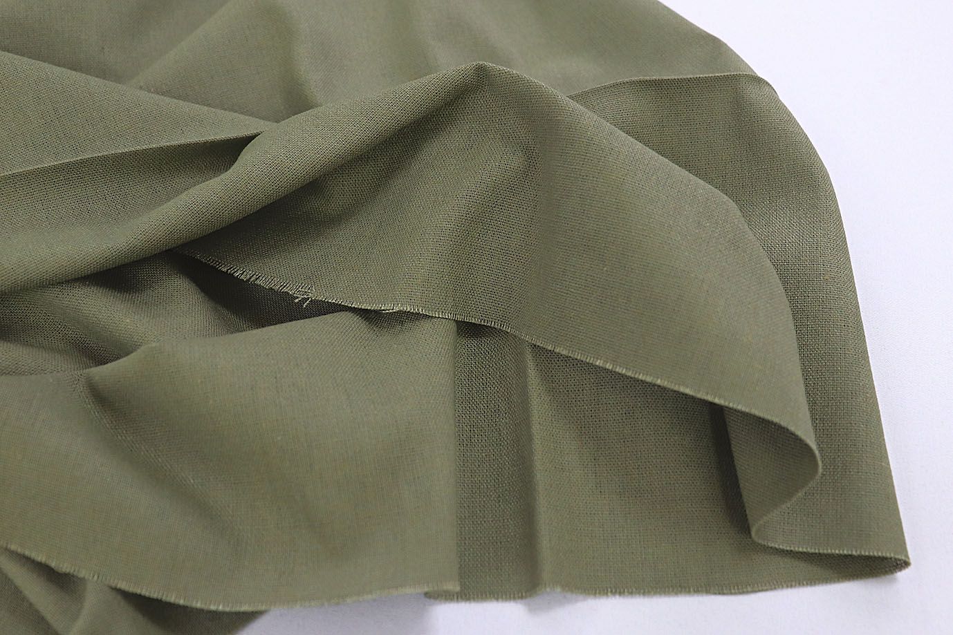 Лен вискоза/хаки 1390-PY/C#17