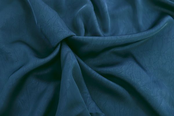 Шелк "Токио" креш/лазурно-синий 3798-PY/C#16