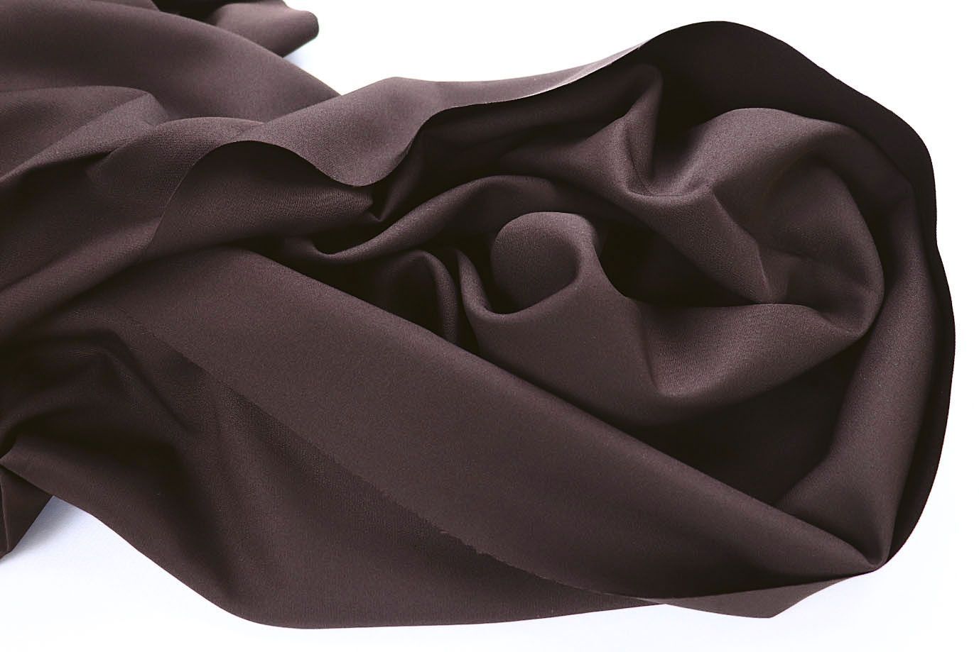 Костюмная ткань "Барби" стрейч/кофейный 4186-PY/C#7