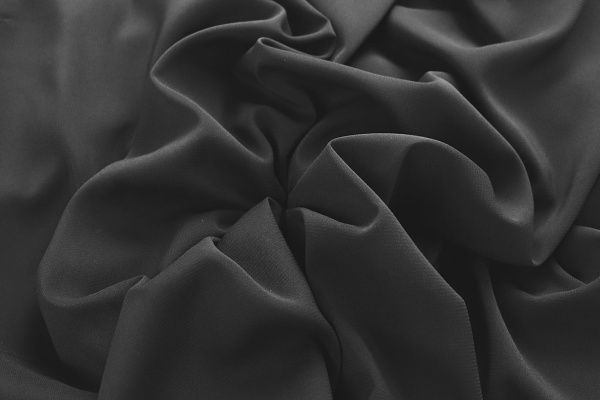 Шифон стрейч/черный 17689/C#3