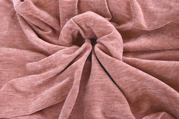 Трикотаж велюр меланж/розовый 3989-PY/C#3