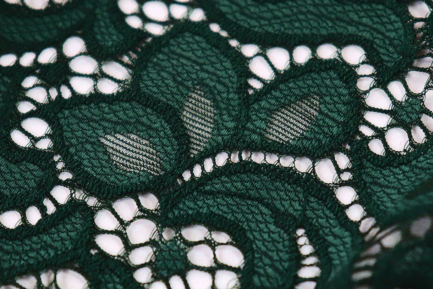 Гипюр "Фестон"/зеленый 7326/C#7 (EU4301)